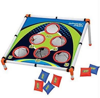 Picture of Adorox Bean Bag Toss Game Set Sporty Bean Bag Corn Hole Outdoor Indoor Game Set