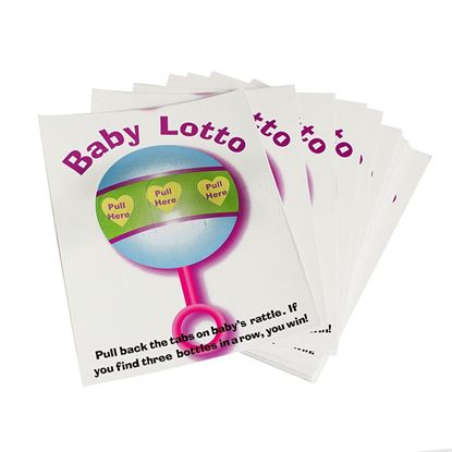 Picture of Adorox Baby Shower Party Game (Pin the Bottle or Pacifier on the Baby) Poster (1pkg) (Baby Lotto)